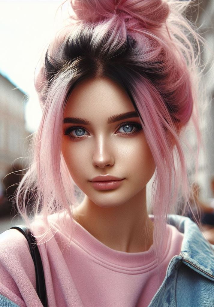 Step into a world of color with pastel pink ombre hair. Perfect for a fresh and flirty transformation!