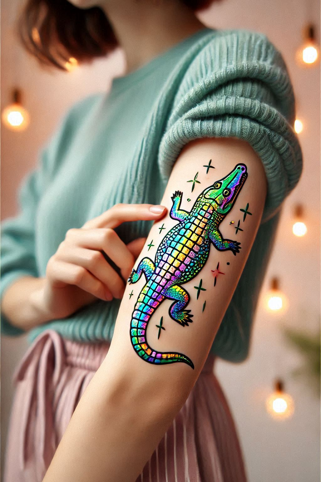 Stunning Reptile Tattoos: 88 Designs That Will Hypnotize | Pocoko Show off your fearless personality with a Crocodile reptile tattoo. A striking symbol of resilience and untamed spirit!