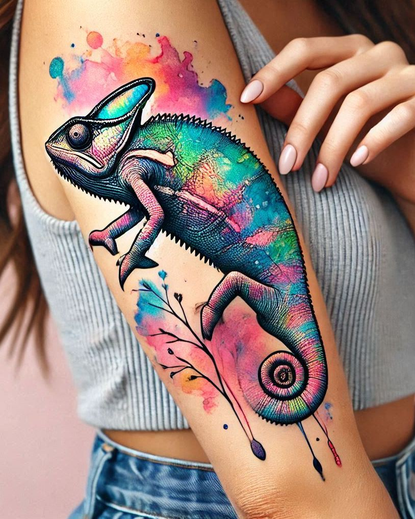 Stunning Reptile Tattoos: 88 Designs That Will Hypnotize | Pocoko Ready to make a statement? These lizard-inspired reptile tattoos are perfect for adding a touch of the wild to your style.
