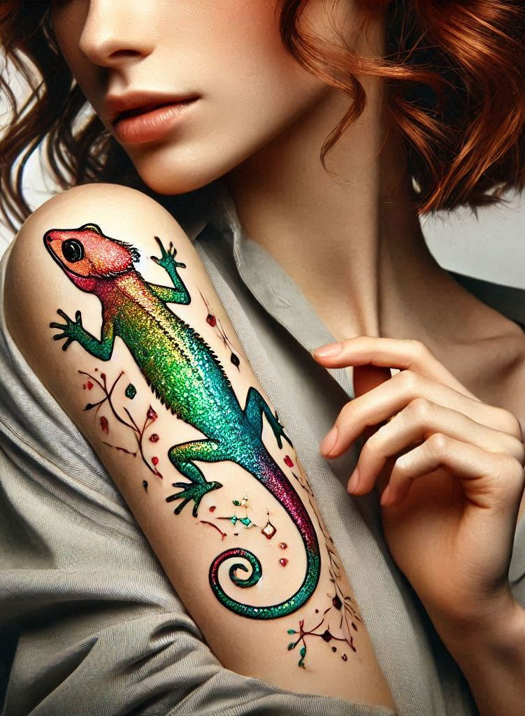 Stunning Reptile Tattoos: 88 Designs That Will Hypnotize | Pocoko Get ready to stand out with these lizard-inspired reptile tattoos. Perfect for those who love a bold and adventurous look!