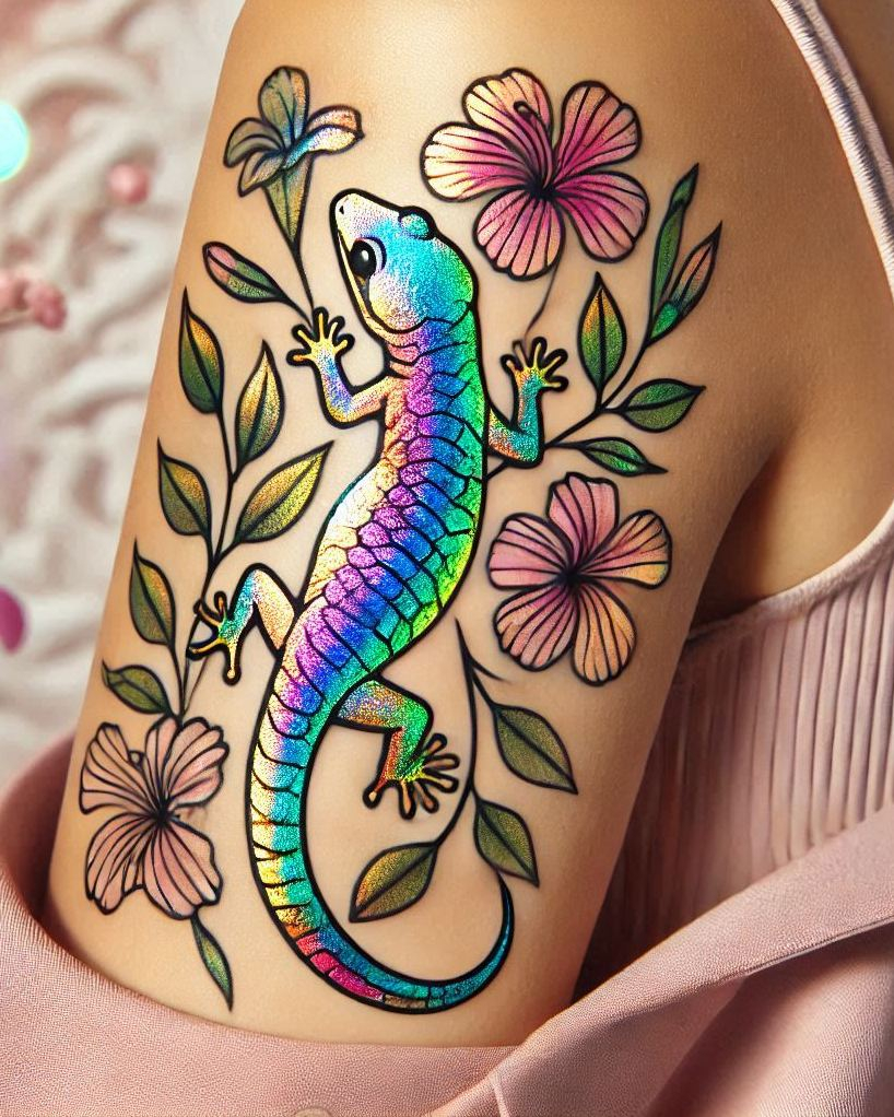 Stunning Reptile Tattoos: 88 Designs That Will Hypnotize | Pocoko Lizards have never looked this cool! Get inspired by these lizard-themed reptile tattoos and add a touch of the wild to your ink.