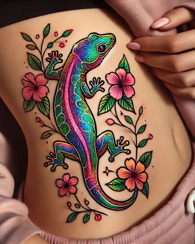 Stunning Reptile Tattoos: 88 Designs That Will Hypnotize | Pocoko Show your love for these fascinating creatures with a lizard-inspired reptile tattoo. A perfect design for nature and tattoo enthusiasts!