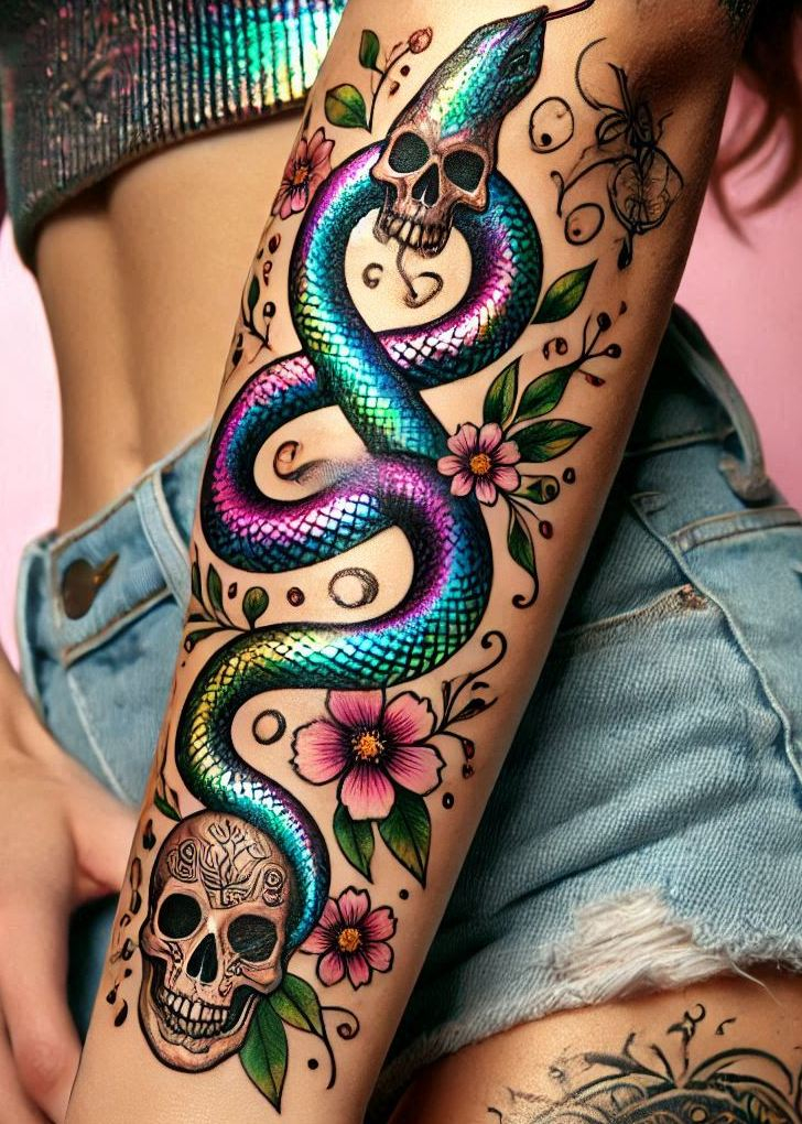 Stunning Reptile Tattoos: 88 Designs That Will Hypnotize | Pocoko Add a twist of mystery to your style with a snake tattoo. Perfect for those who love unique and powerful designs!