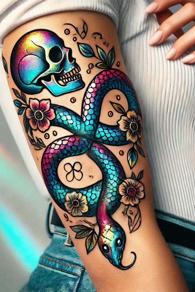 Stunning Reptile Tattoos: 88 Designs That Will Hypnotize | Pocoko Get tangled in the allure of a snake tattoo. Perfect for those who love a blend of danger and sophistication!