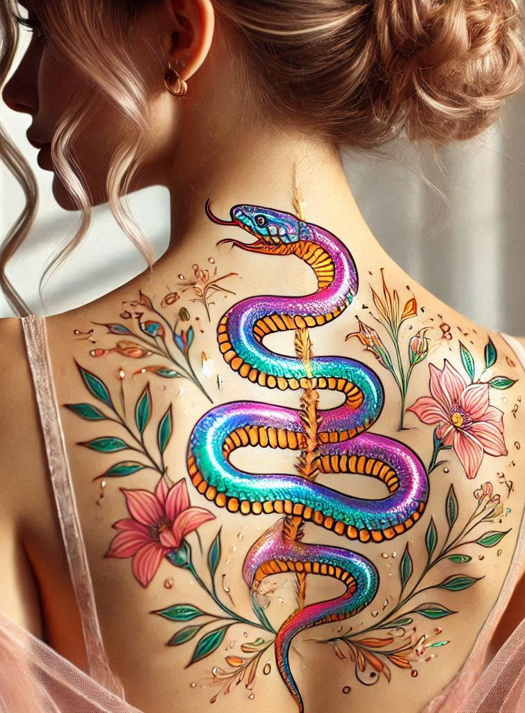 Stunning Reptile Tattoos: 88 Designs That Will Hypnotize | Pocoko Embrace your inner warrior with a fierce snake tattoo. A bold design that’s perfect for showcasing your strength and resilience!