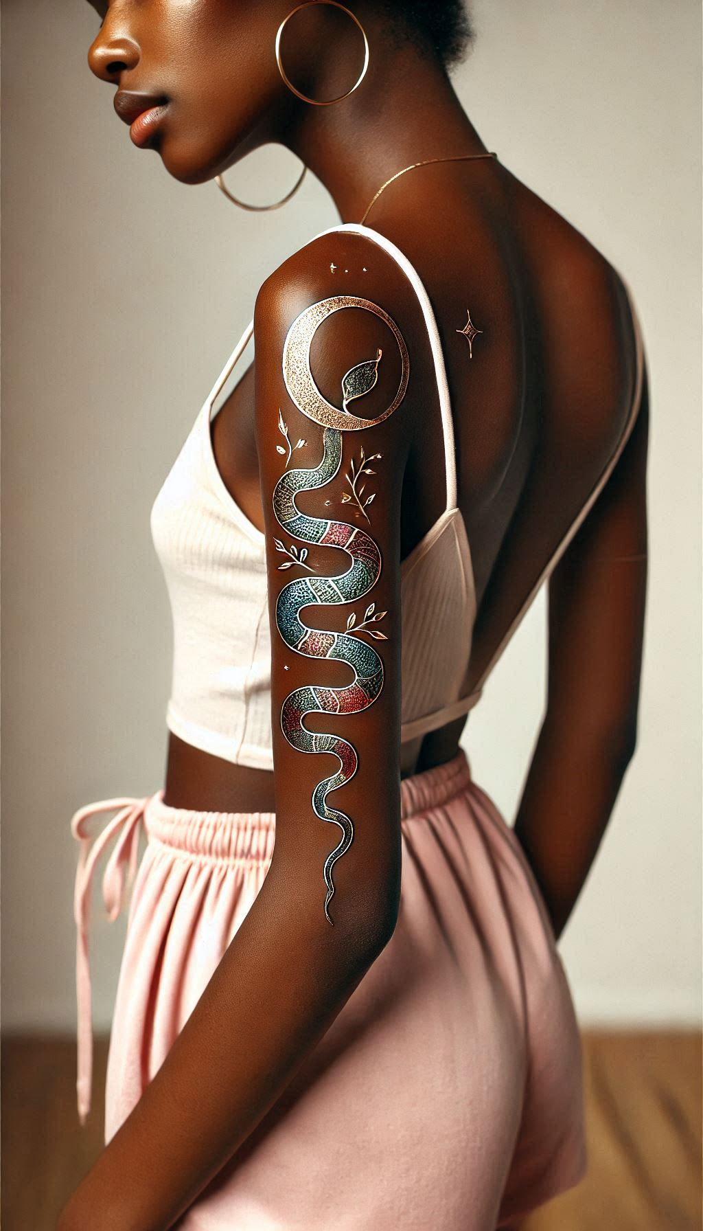 Stunning Reptile Tattoos: 88 Designs That Will Hypnotize | Pocoko Embrace the beauty of the serpent with this stunning snake tattoo. Perfect for adding a touch of mystique to your ink!
