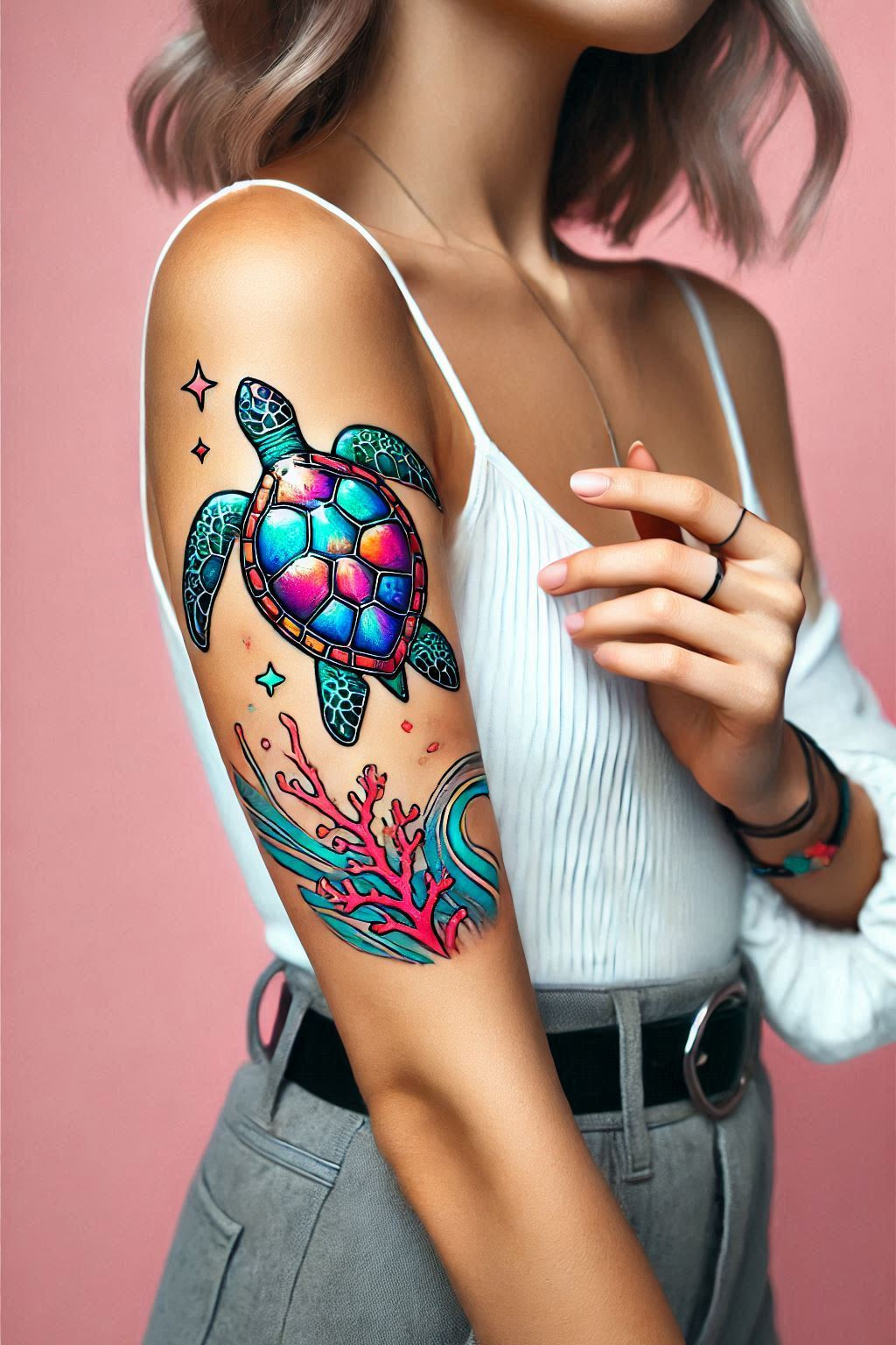 Stunning Reptile Tattoos: 88 Designs That Will Hypnotize | Pocoko Embrace your inner wanderer with a turtle tattoo. A perfect way to represent life's long journey and the wisdom gained along the way!
