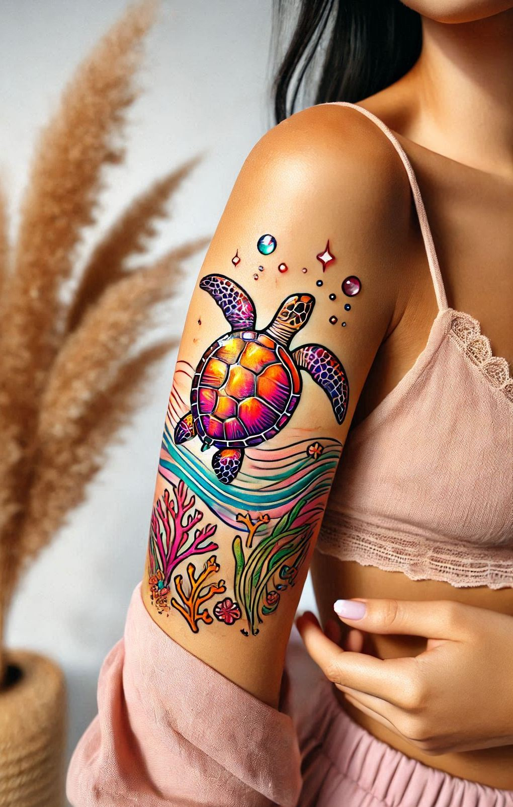 Stunning Reptile Tattoos: 88 Designs That Will Hypnotize | Pocoko Dive into the depths of elegance with a stunning turtle tattoo. Perfect for those who love a mix of beauty and serenity!
