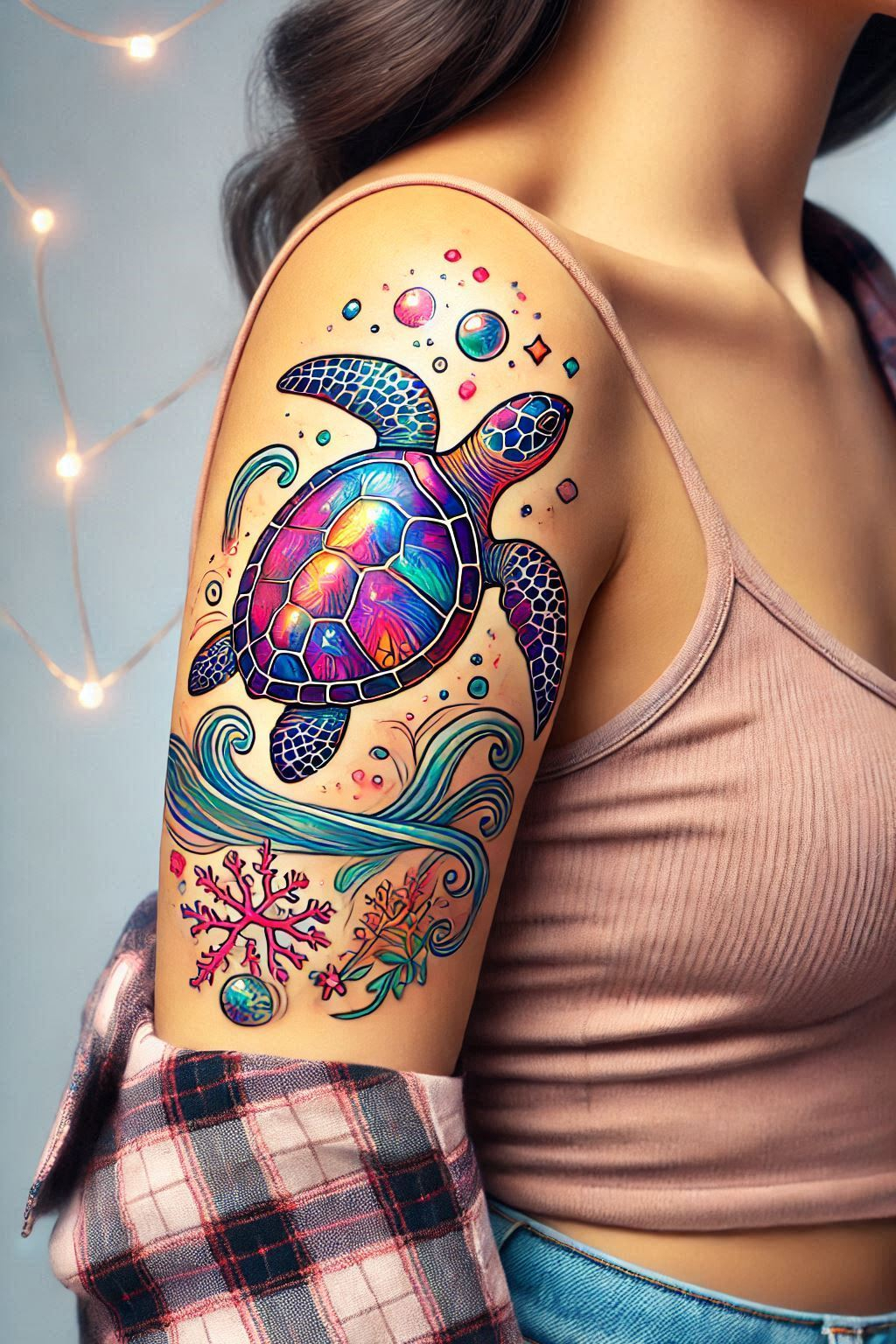 Stunning Reptile Tattoos: 88 Designs That Will Hypnotize | Pocoko Get ready to turn heads with this stunning turtle tattoo. Perfect for adding a touch of the ocean's tranquility to your look!