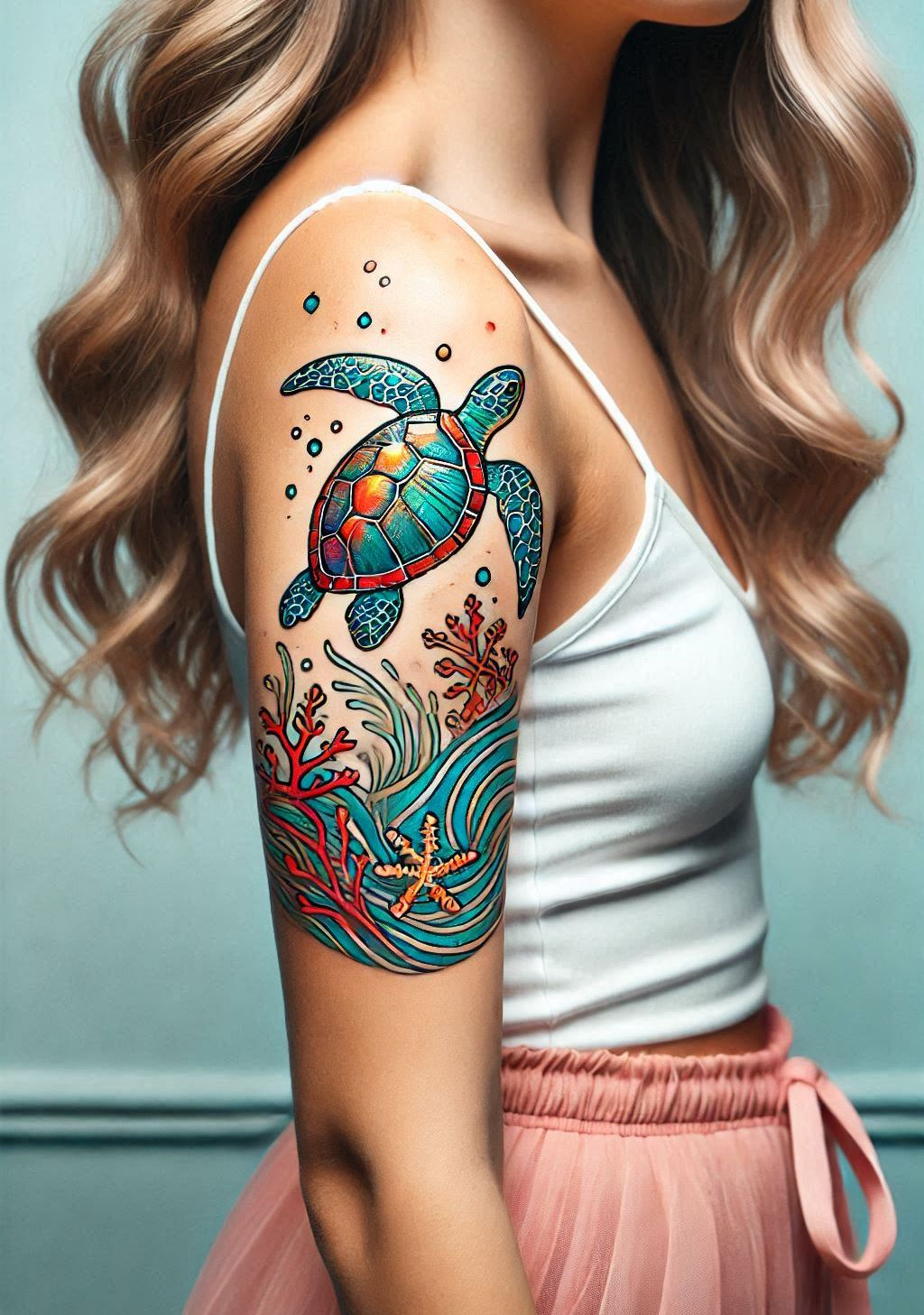 Stunning Reptile Tattoos: 88 Designs That Will Hypnotize | Pocoko Embrace the serenity and beauty of a turtle tattoo. A timeless design that symbolizes life's peaceful journey!