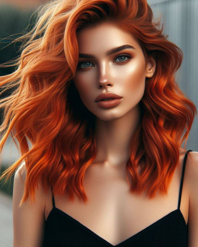 Ready to ignite your look? Auburn copper hair brings fiery warmth and shimmering depth to your style—perfect for a head-turning transformation!