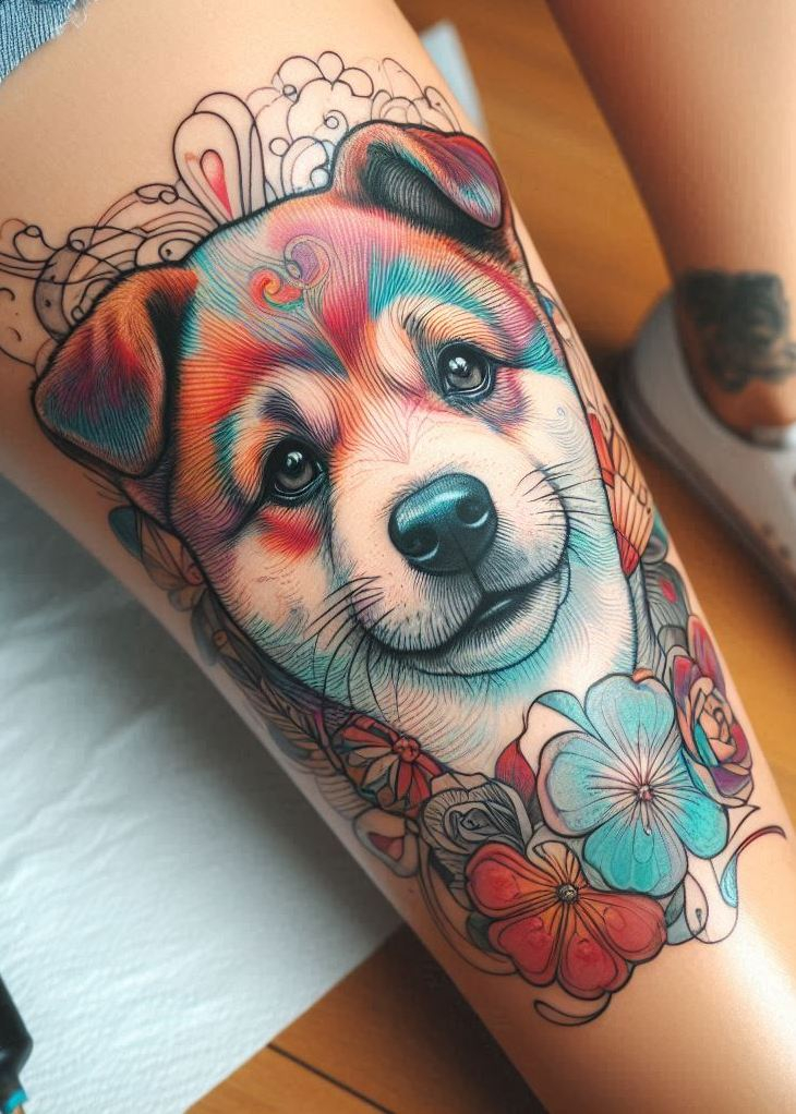 Furever Faithful: 70+ Dog Tattoos That Are Woof-Worthy! | Pocoko Is your dog your ride-or-die? These dog tattoos for girls are the perfect way to make sure your pup is always by your side – in both spirit and ink. Talk about loyalty!