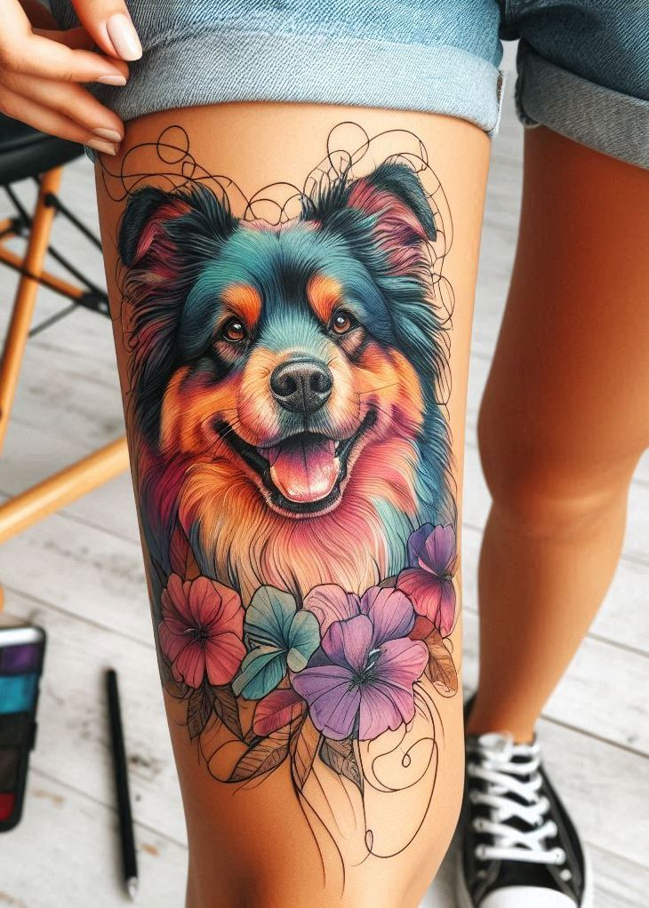 Furever Faithful: 70+ Dog Tattoos That Are Woof-Worthy! | Pocoko Whether it’s a small, subtle design or a full-on dog portrait, these tattoos for girls are all about expressing the bond you share with your furry companion. Ready to show off your pup pride?