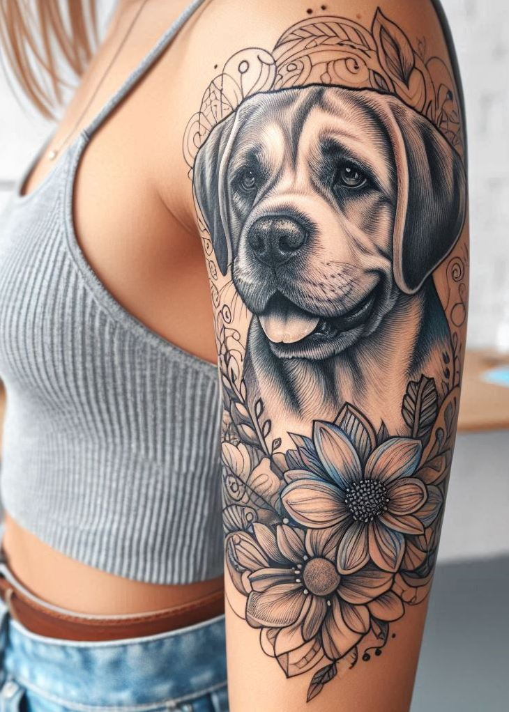 Furever Faithful: 70+ Dog Tattoos That Are Woof-Worthy! | Pocoko If you think your dog is your soulmate, why not make it official? These dog tattoos for girls are the perfect way to keep your four-legged friend close – no leash required.