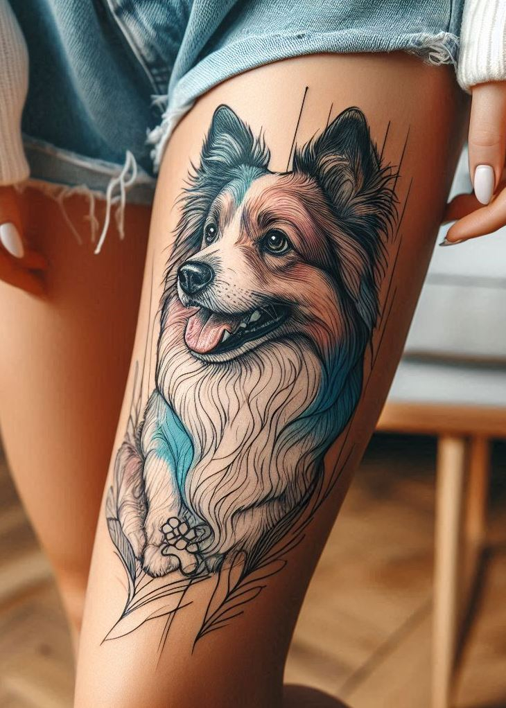 Furever Faithful: 70+ Dog Tattoos That Are Woof-Worthy! | Pocoko Fetch yourself some ink-spiration with these adorable dog tattoos made for the girls who bark in style.