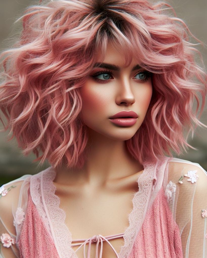 Transform your look with dusty pink hair! This delicate hue offers a unique blend of elegance and playfulness.