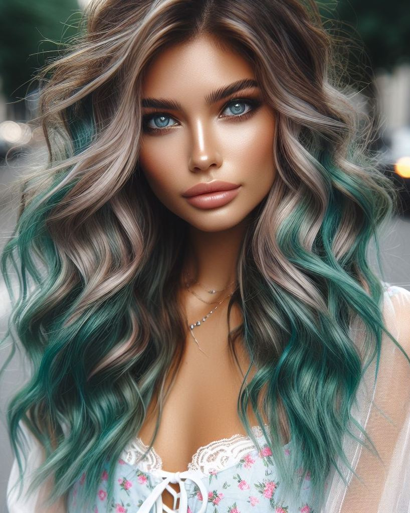 Emerald green hair: a dazzling way to showcase your unique style. Ready to turn heads and captivate hearts with this enchanting color? Hair Color Inspirations