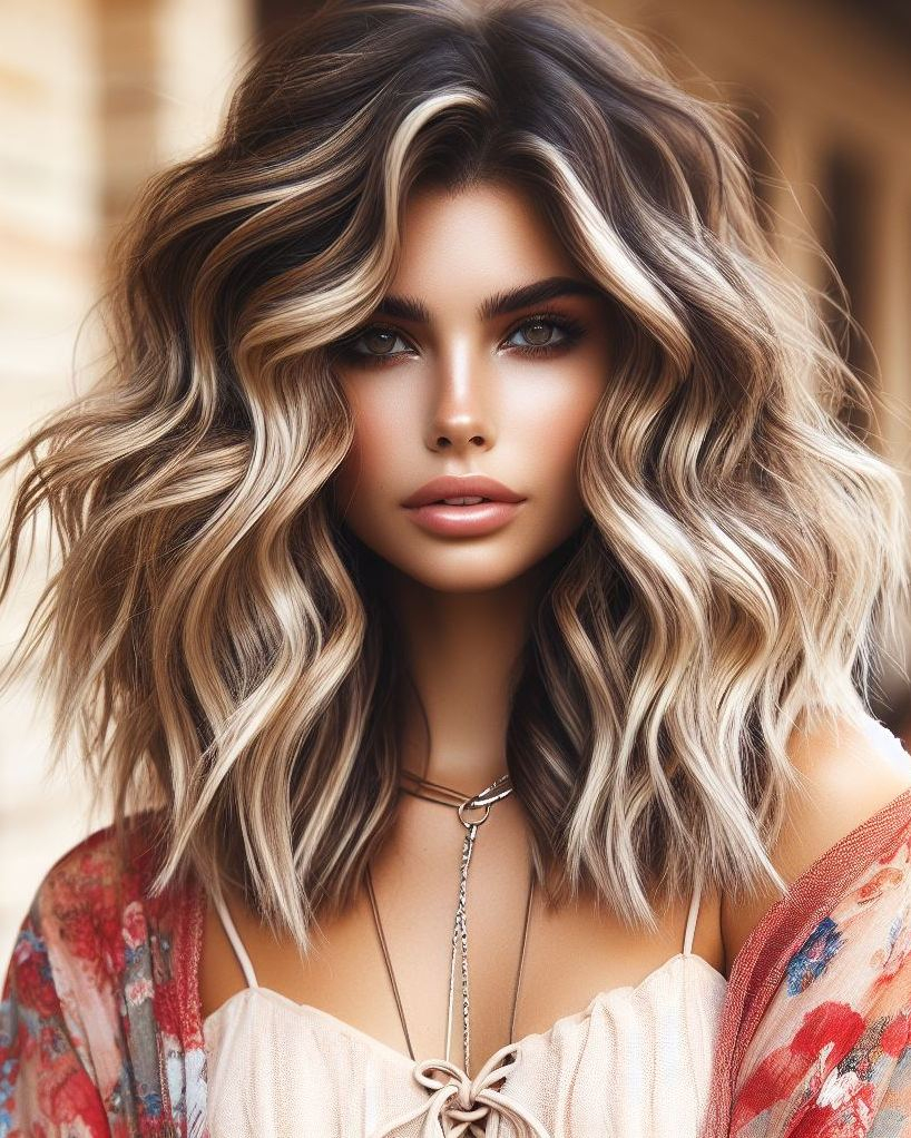 Shine like the sun with golden blonde hair! This radiant shade brings warmth and a touch of luxury to your look.