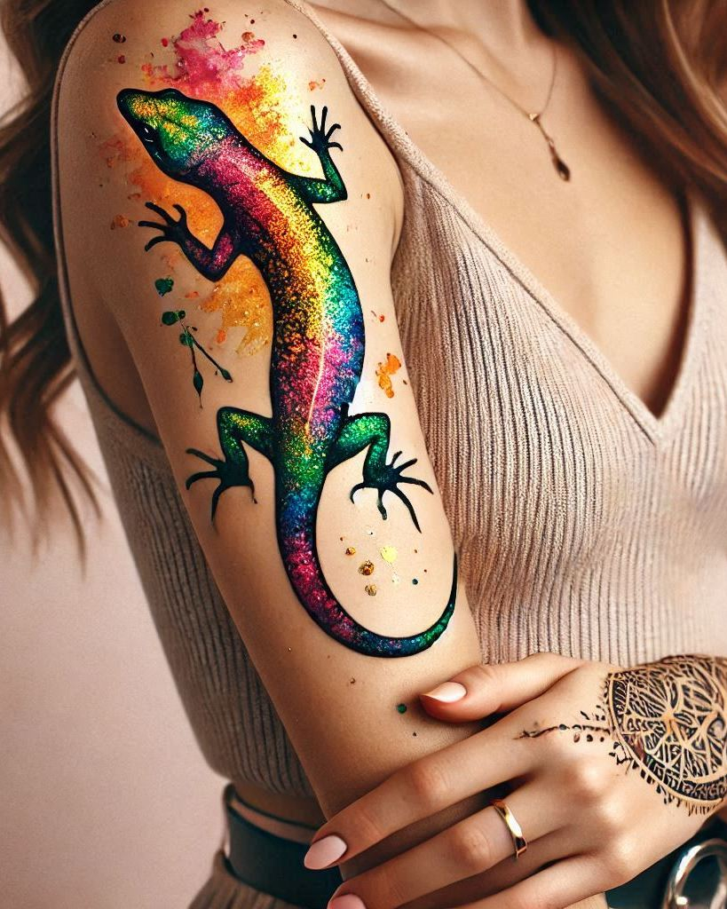 Reptile Tattoo Ideas: Fiercely Unforgettable Art | Pocoko Lizard tattoos: because who says reptiles can’t be stylish? Get ready to rock some seriously cool ink!