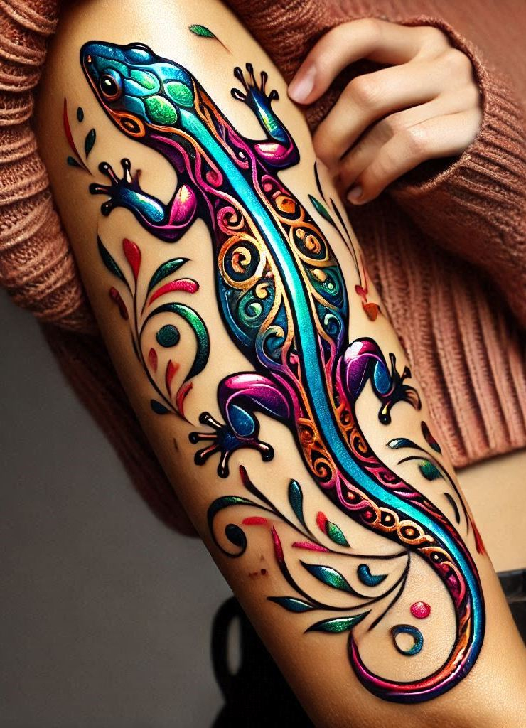 Reptile Tattoo Ideas: Fiercely Unforgettable Art | Pocoko Lizard tattoos: because your ink should be as unique as you are. Fierce, bold, and full of character!