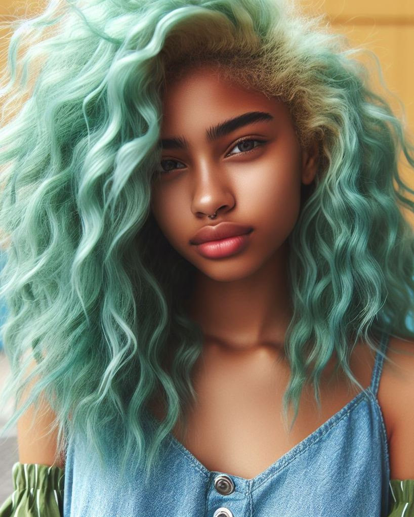 Add a touch of minty magic to your style with mint hair! This eye-catching shade is perfect for those who love to stand out. Hair Color Inspirations