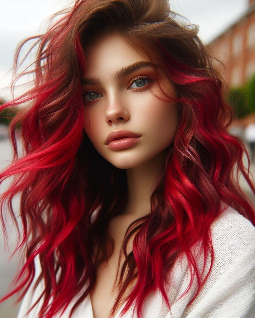 Red ombre hair: because why settle for one shade when you can have a blazing spectrum? Get ready to ignite your style! Hair Color Inspirations