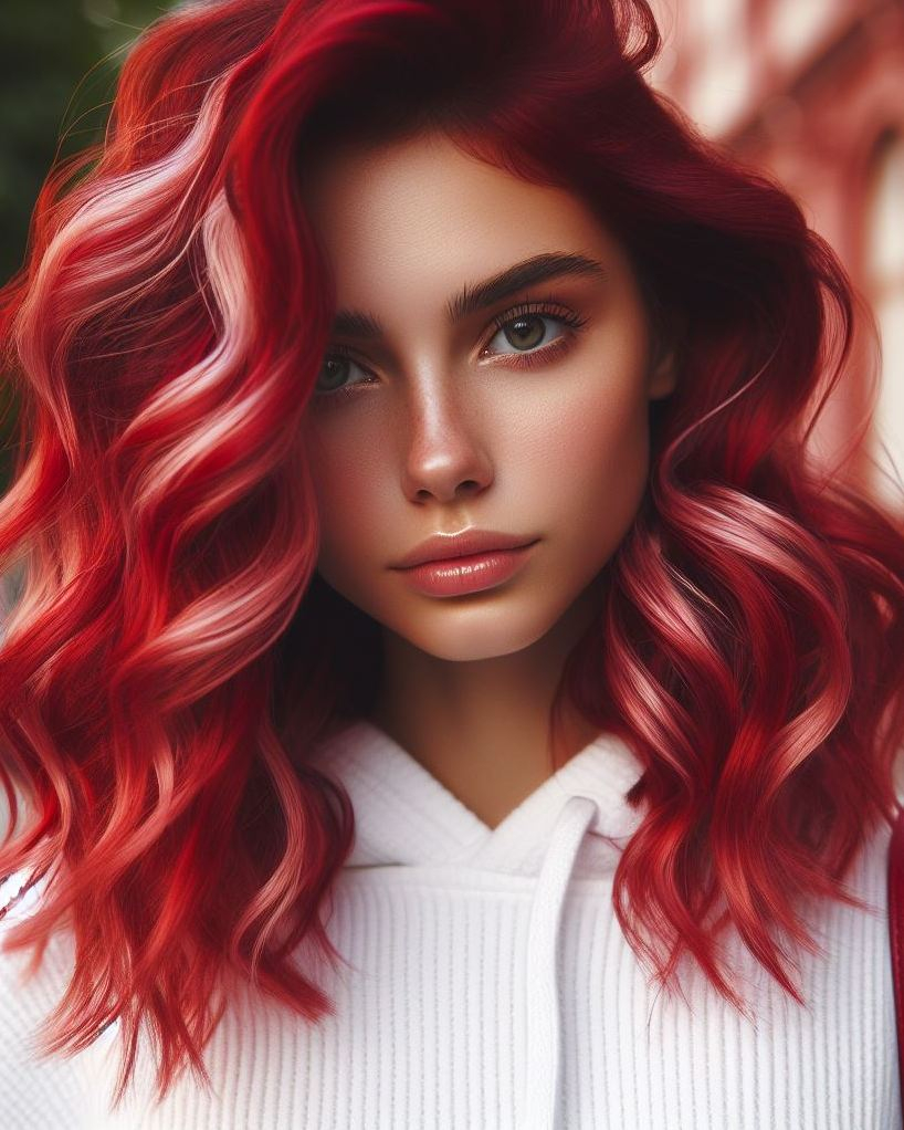 Why blend in when you can stand out with red ombre hair? This striking color combo adds a touch of passion and intensity to your look.