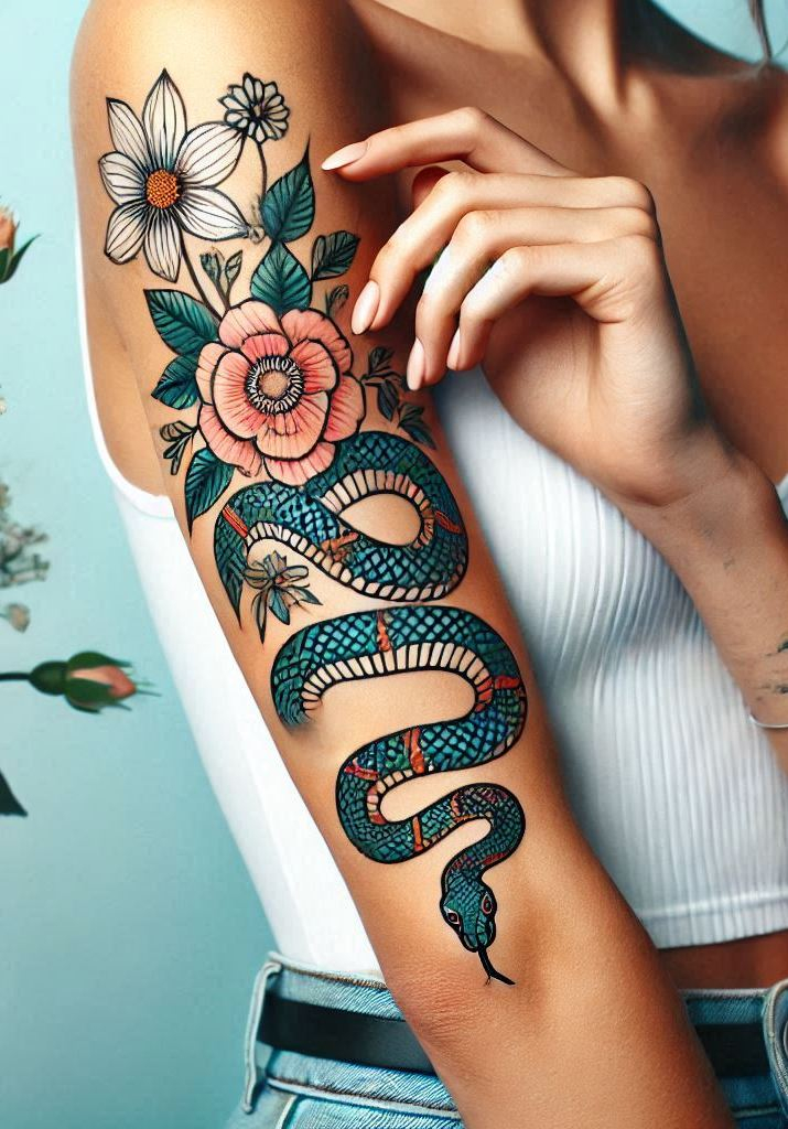 Reptile Tattoo Ideas: Fiercely Unforgettable Art | Pocoko Looking for a tattoo that stands out? Snake-inspired designs are your answer. Fierce, captivating, and totally unique!