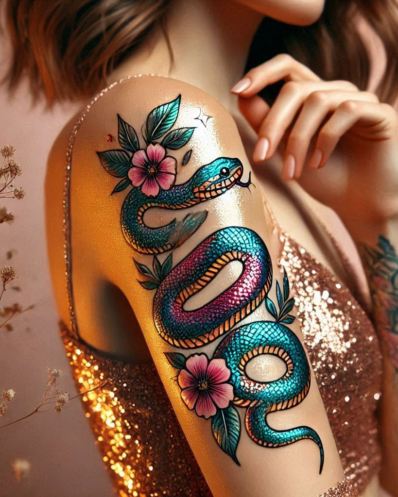 Reptile Tattoo Ideas: Fiercely Unforgettable Art | Pocoko Show off your edgy side with a snake-inspired tattoo. Bold, beautiful, and full of fierce charm!