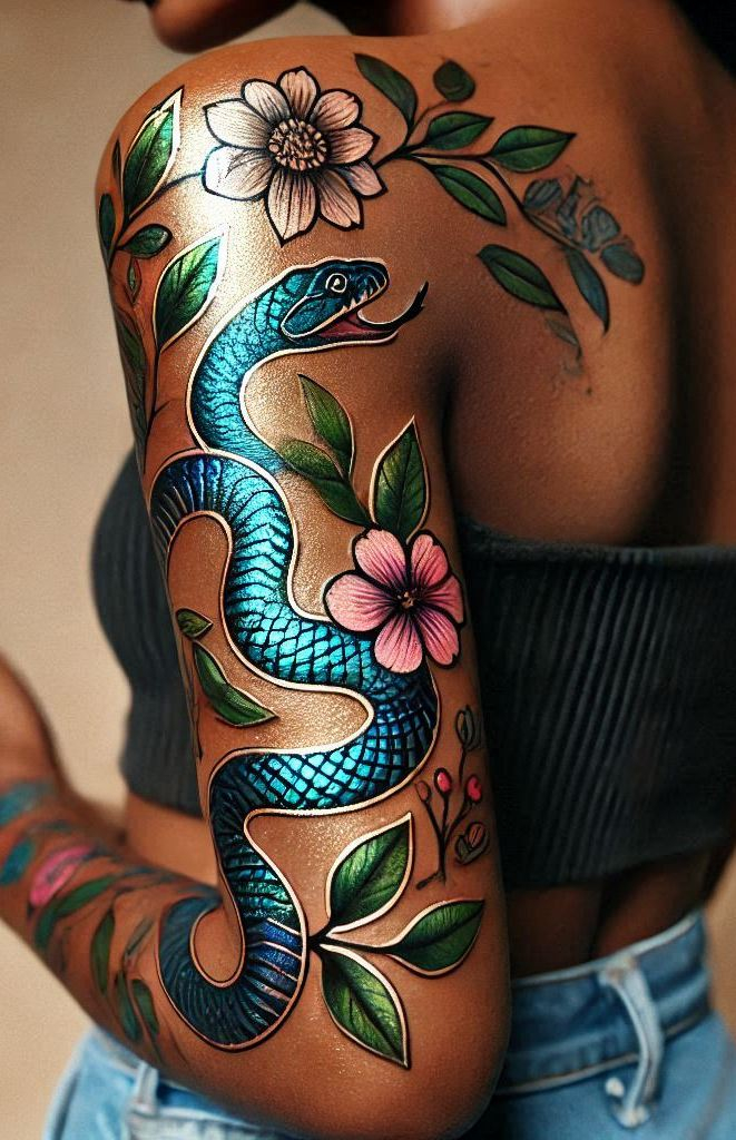 Reptile Tattoo Ideas: Fiercely Unforgettable Art | Pocoko Add some serpentine style to your tattoo collection with a snake design. Fierce, intricate, and undeniably cool!
