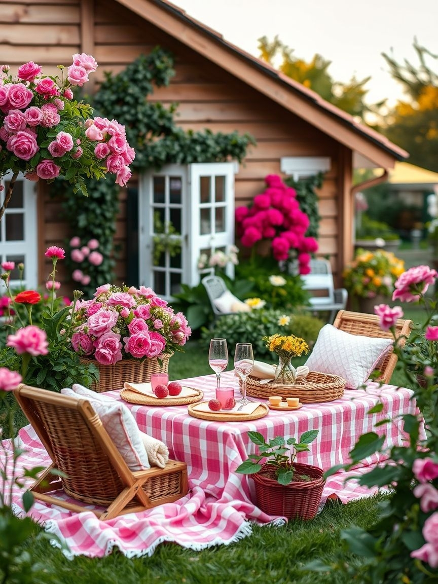 Pink Aesthetic That Instantly Inspires Joy | Pocoko Ready to host the most fabulous backyard kitty party? Set the scene with dreamy pink decorations, from pastel bunting to fluffy pillows. Your outdoor space will be the ultimate destination for a purrfectly pink celebration.