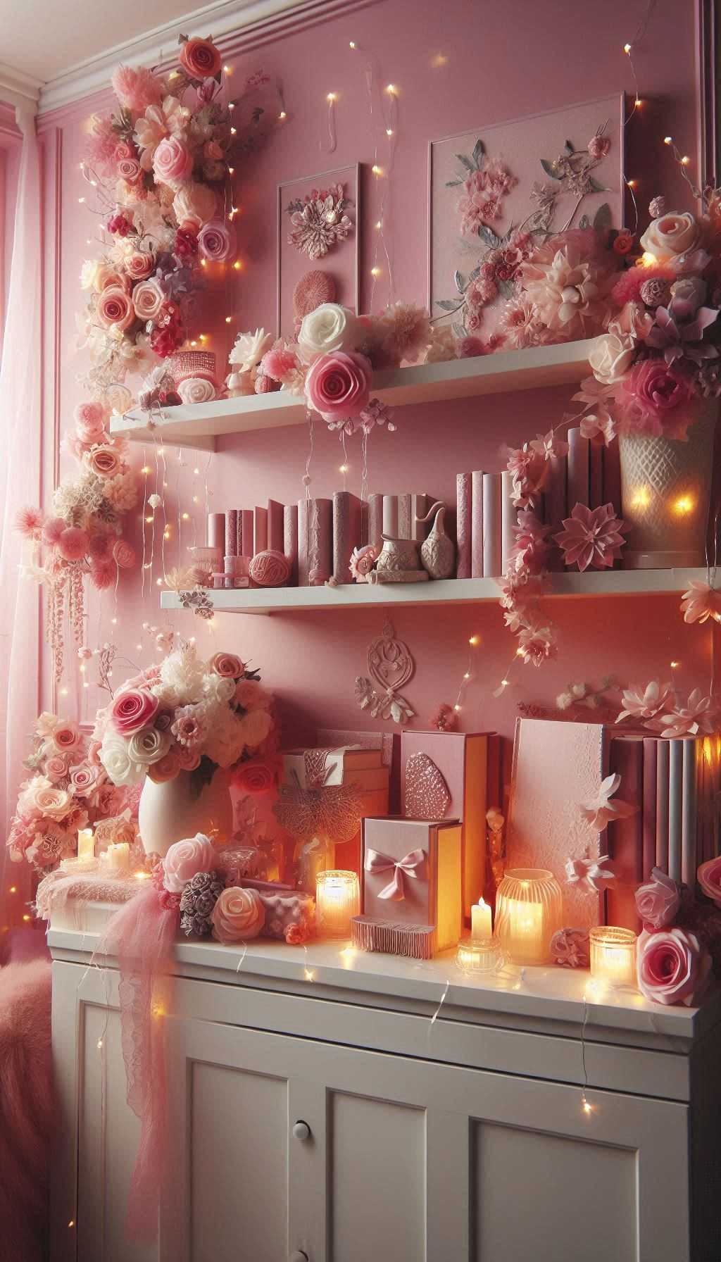 Pink Aesthetic That Instantly Inspires Joy | Pocoko Give your bookshelf a makeover with a pink aesthetic that’s both cozy and chic! Whether it's soft pink bookends or a splash of pastel on your shelves, turn your reading nook into a dreamy space that’s as fun as the books you read.