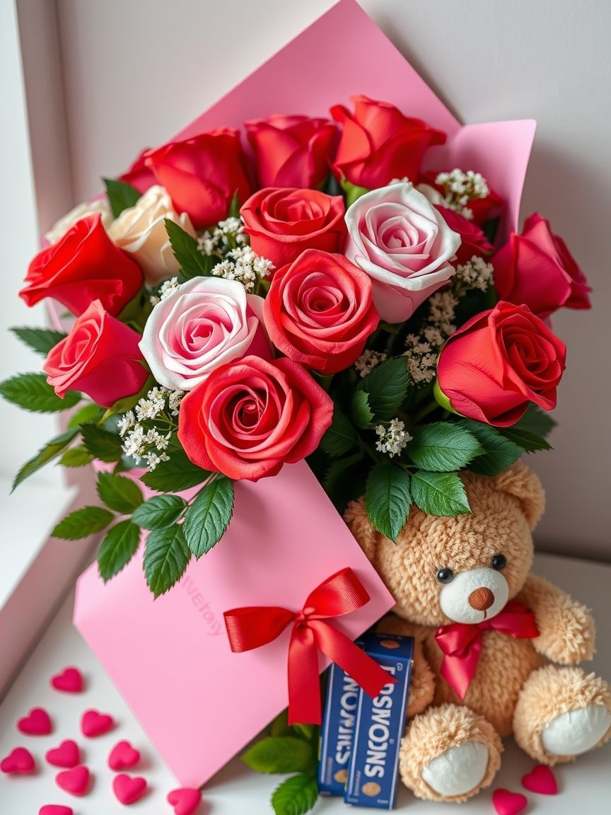 Pink Aesthetic That Instantly Inspires Joy | Pocoko A rose bouquet with a pink aesthetic is like love in bloom! Soft pink petals and lush greenery bring a dreamy vibe to any room, making it the perfect way to add a pop of elegance and a touch of romance to your space.