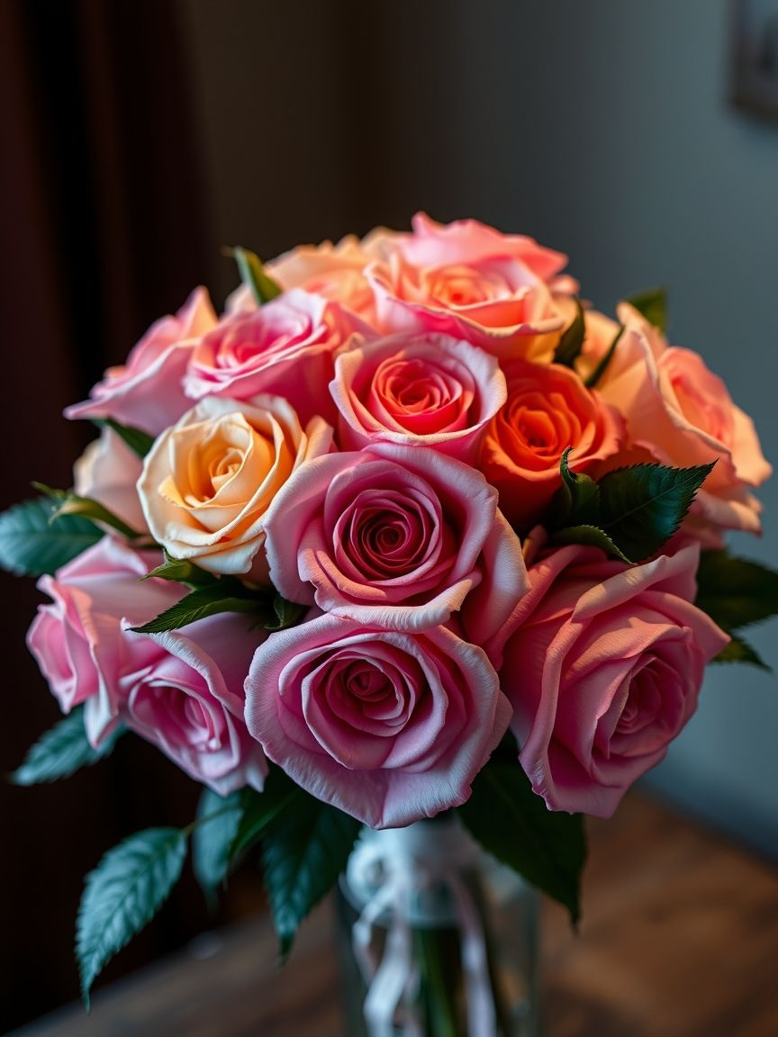 Pink Aesthetic That Instantly Inspires Joy | Pocoko The perfect way to elevate any space? A pink rose bouquet! It adds that soft, dreamy charm to your decor and is the ideal finishing touch for a cozy, romantic vibe.