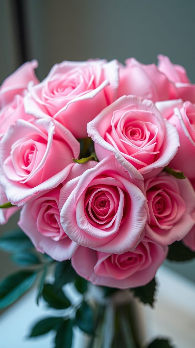 Pink Aesthetic That Instantly Inspires Joy | Pocoko A pink rose bouquet is the perfect blend of delicate beauty and bold vibes. Whether for a cozy corner or as a centerpiece, these roses effortlessly add a touch of class, turning your space into a serene, floral wonderland.