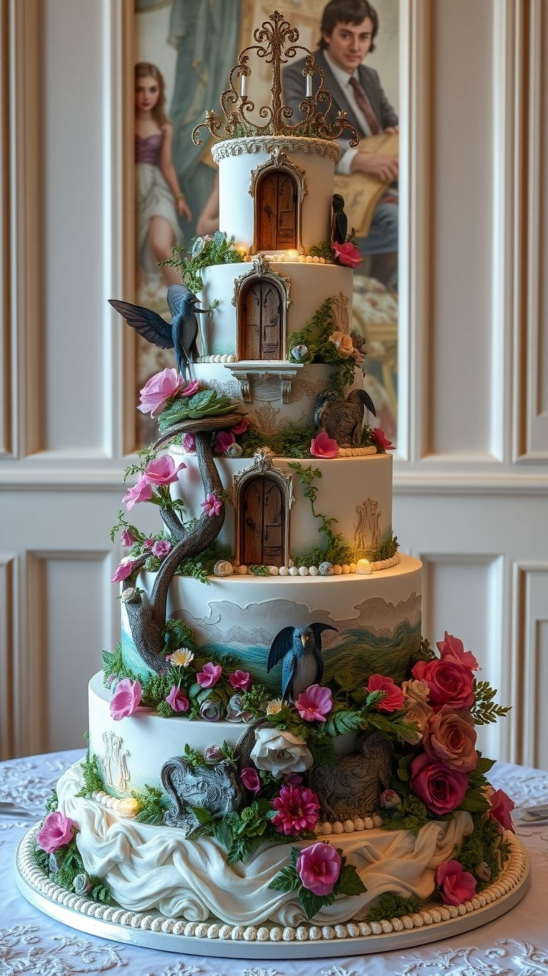 Castle-styled wedding cake inspirations that scream ‘happily ever after’! An edible work of art that’s as breathtaking as the bride.