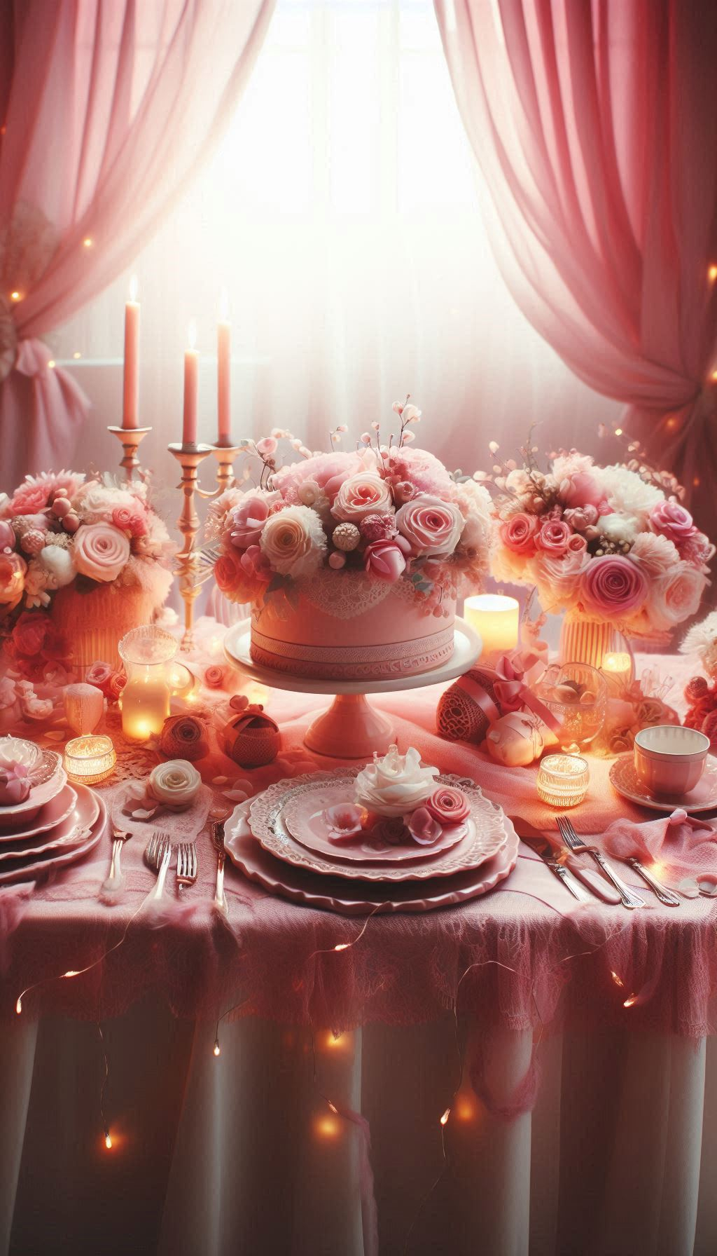 Pink Aesthetic That Instantly Inspires Joy | Pocoko A dinner table with a pink aesthetic is the perfect mix of chic and cozy. Soft pink napkins, pastel tones, and floral touches make your dining experience feel like you’re hosting in a stylish, dreamy garden.