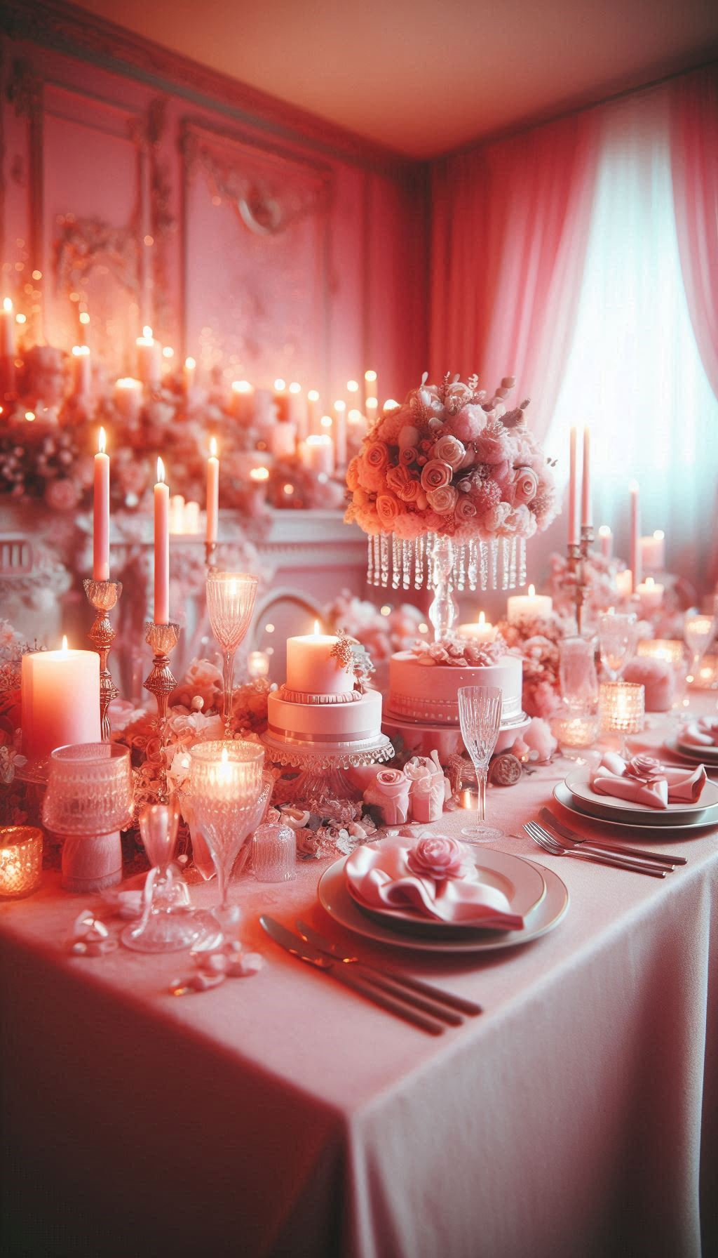Pink Aesthetic That Instantly Inspires Joy | Pocoko A pink dinner table brings charm and elegance to any meal. Whether you're hosting a special event or just having dinner with family, soft pinks and delicate decor set the perfect mood for great conversations and even better food.