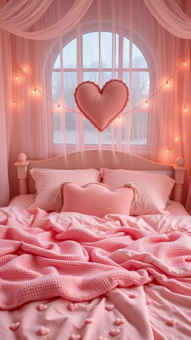 Pink Aesthetic That Instantly Inspires Joy | Pocoko A loving pink aesthetic bed is the perfect way to bring warmth and comfort into your space. Fluffy pink pillows and cozy blankets make this the ultimate spot for relaxation and all-around good vibes.