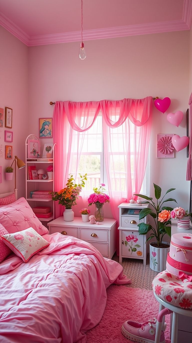 Pink Aesthetic That Instantly Inspires Joy | Pocoko When it comes to relaxation, a loving pink aesthetic is the key. Think soft blush-colored sheets, fluffy throws, and plenty of pillows—perfect for curling up with a good book or taking a well-deserved nap.