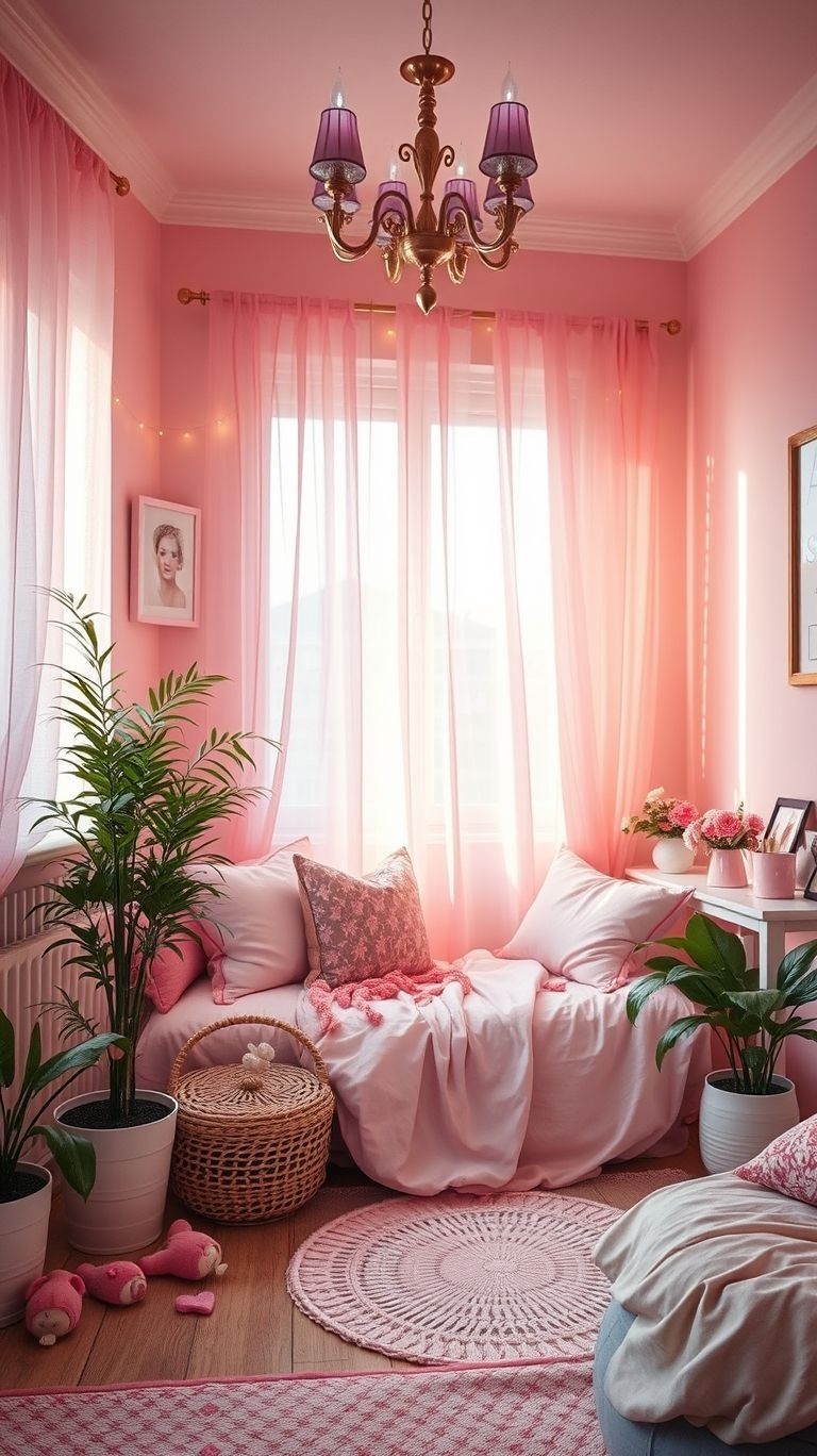Pink Aesthetic That Instantly Inspires Joy | Pocoko A loving pink aesthetic bed is all about creating a calming, welcoming space. Soft shades of pink, cuddly throws, and cozy pillows create the perfect environment for a restful night’s sleep or just a peaceful moment to yourself.