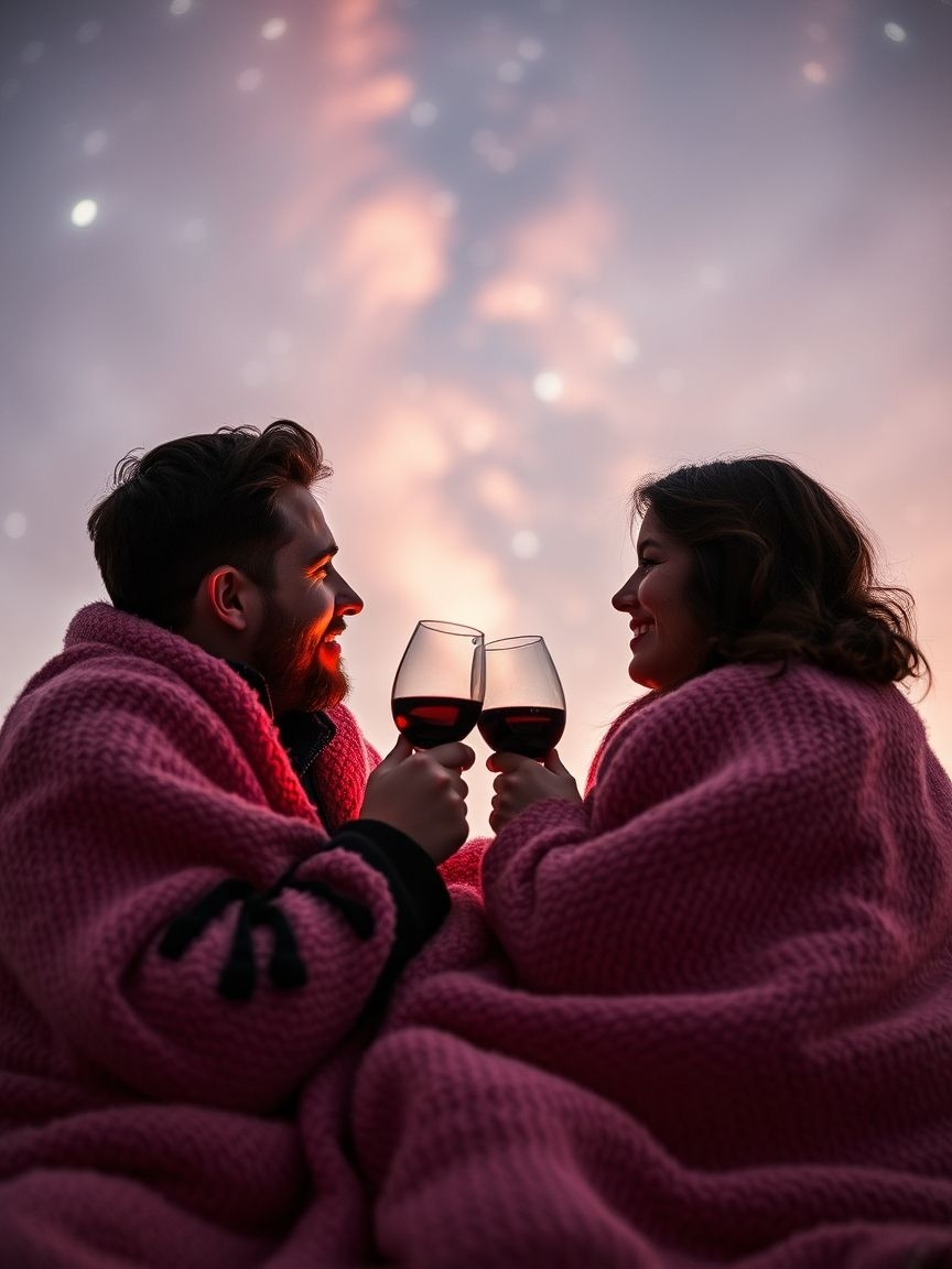 Pink Aesthetic That Instantly Inspires Joy | Pocoko Imagine a couple wrapped in each other’s arms under a mesmerizing night sky, bathed in a soft pink glow. This aesthetic brings the beauty of the cosmos into your heart, making every moment with loved ones feel extra special.