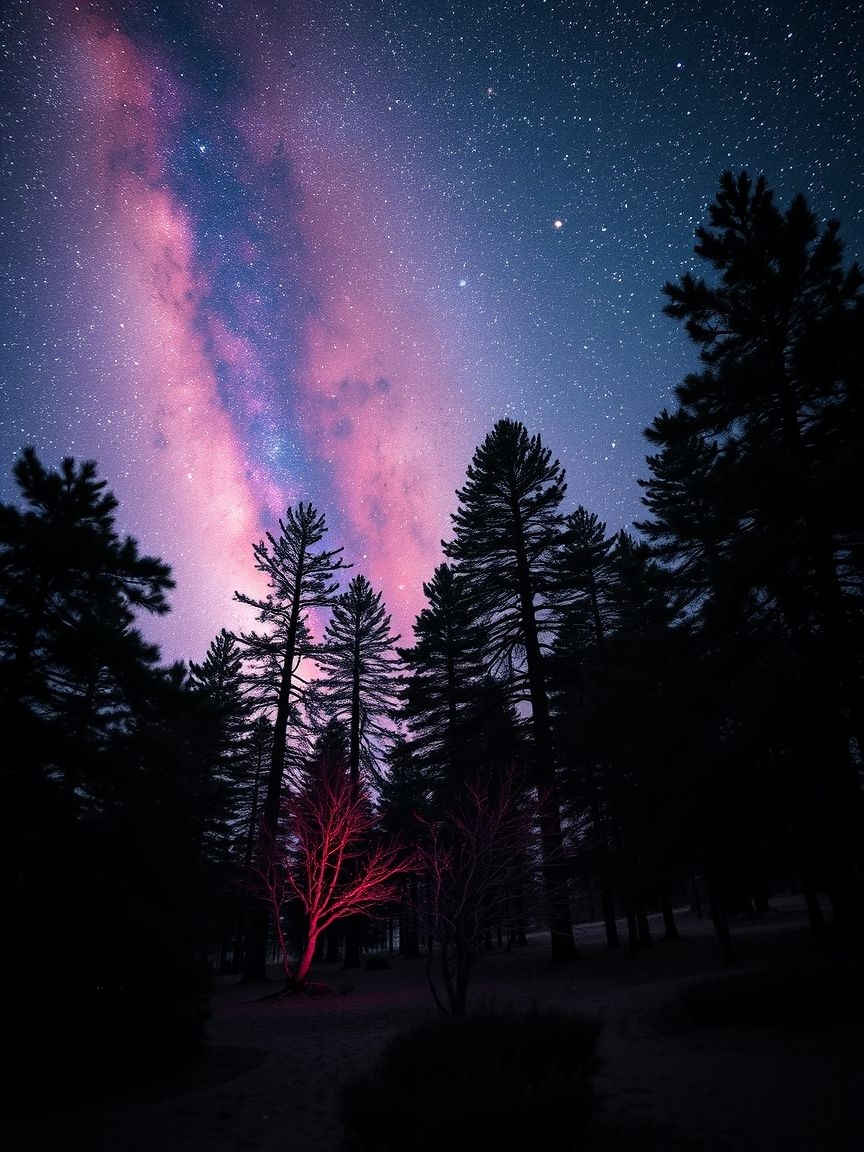 Pink Aesthetic That Instantly Inspires Joy | Pocoko The night sky sparkles, the stars twinkle, and a couple basks in a soft pink glow. This dreamy aesthetic combines the vastness of the universe with the warmth of love, creating a moment you’ll never want to end.