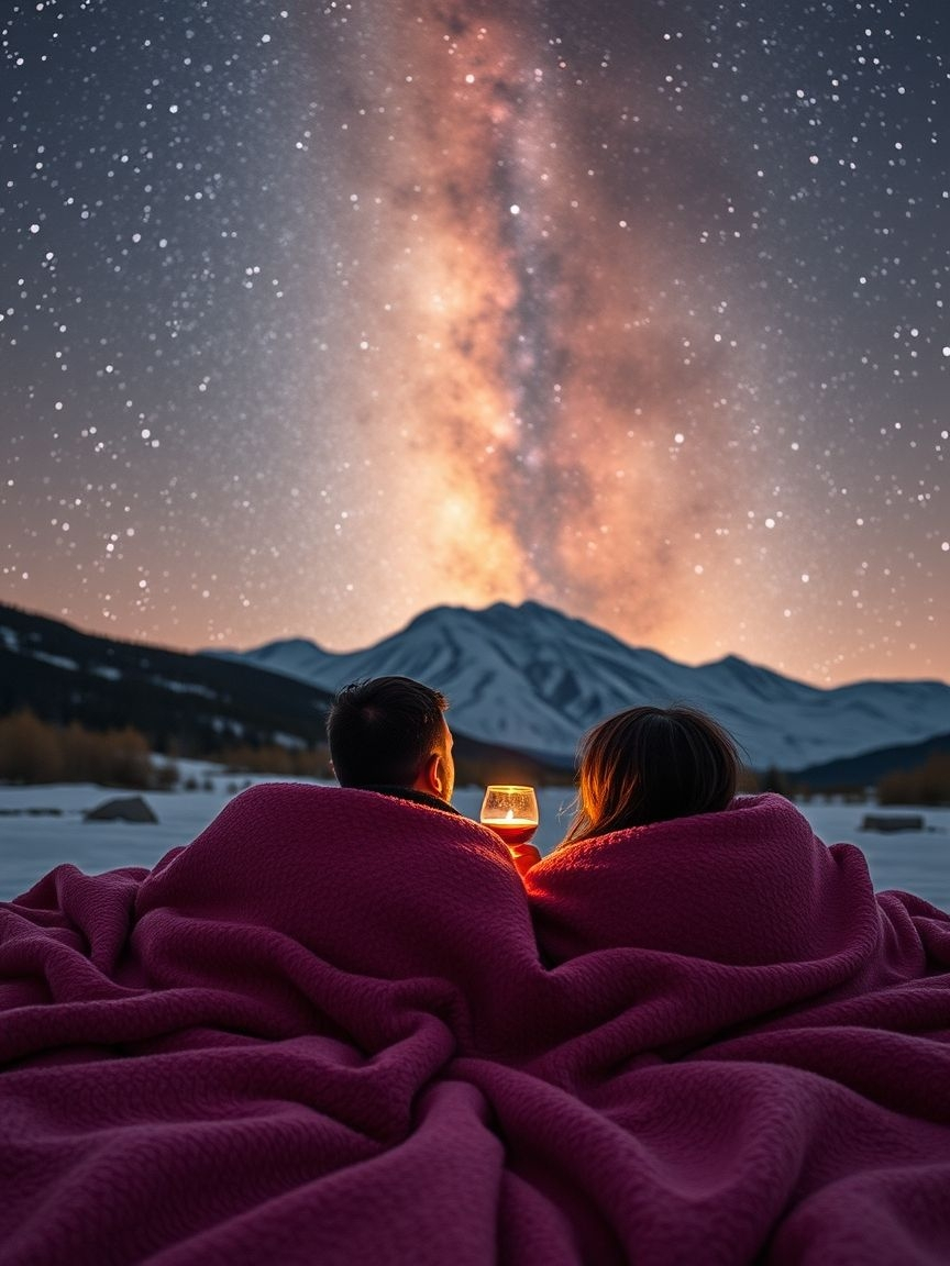 Pink Aesthetic That Instantly Inspires Joy | Pocoko The stars are bright, the night sky mesmerizing, and a couple is wrapped in a pink aesthetic that feels like magic. Under this cosmic wonder, love feels infinite and the world feels just a little more beautiful.