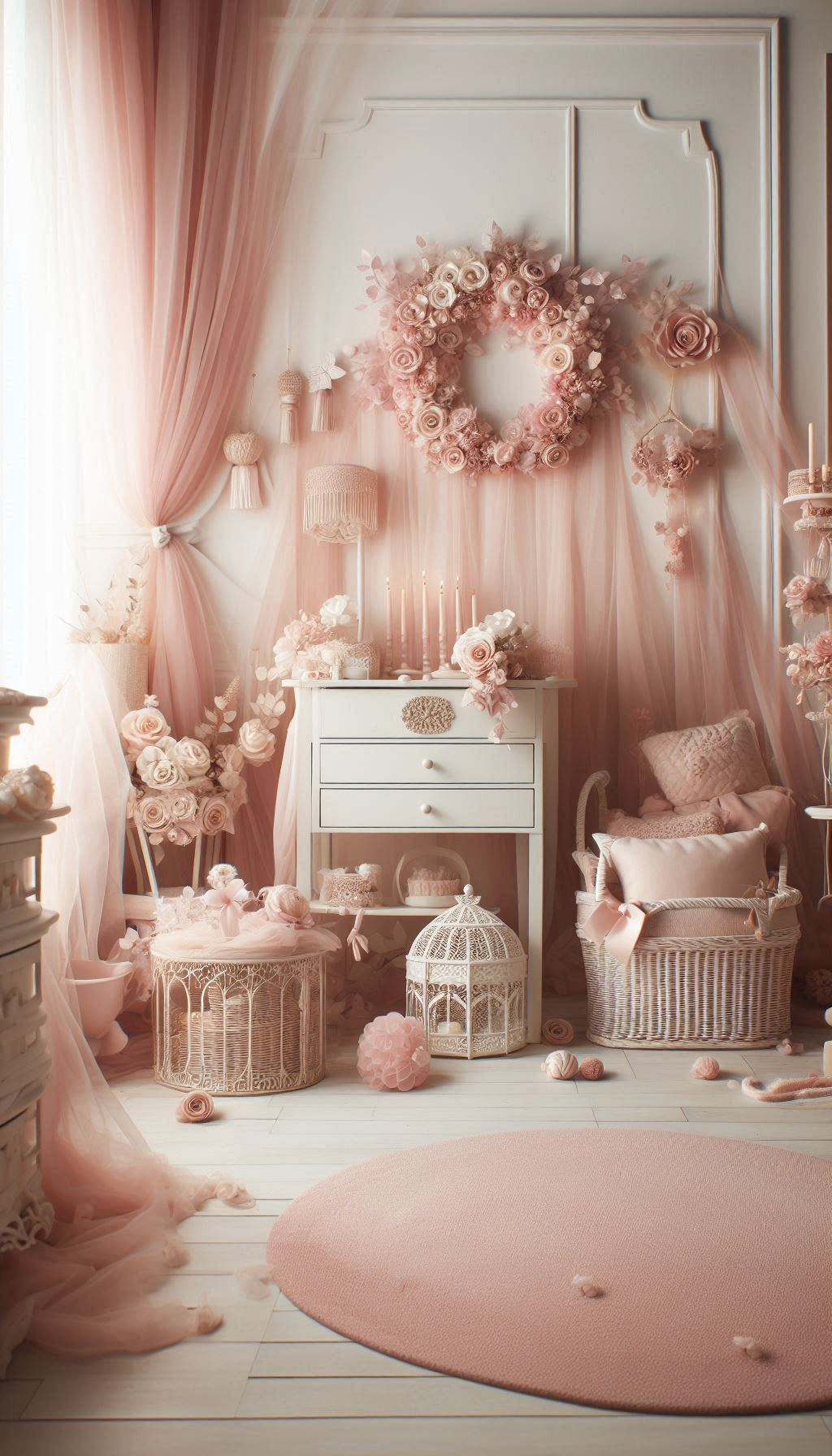 Pink Aesthetic That Instantly Inspires Joy | Pocoko Soft peach pinks are like a warm hug for your room. Add cozy blankets, gentle hues, and a dash of charm to create an aesthetic that’s all about comfort and beauty.