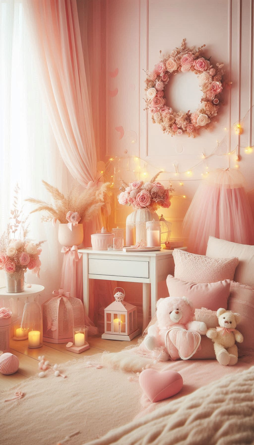 Pink Aesthetic That Instantly Inspires Joy | Pocoko Think of your room in soft peach pinks—warm, inviting, and totally dreamy. Whether it’s peach-toned furniture or soft pink accents, this aesthetic gives your space a fresh and cozy vibe.