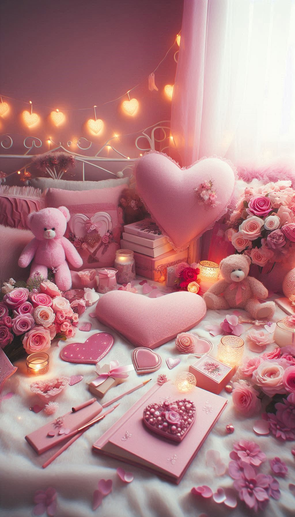 Pink Aesthetic That Instantly Inspires Joy | Pocoko Let your room be a reflection of your inner love story! Soft pink aesthetics create the perfect backdrop for daily doses of positivity and self-appreciation. Fill the space with thoughtful touches that remind you of your worth.