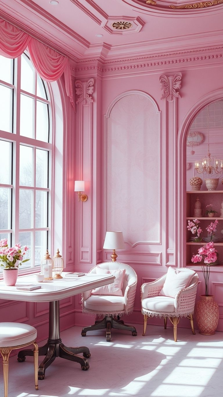 Pink Aesthetic That Instantly Inspires Joy | Pocoko A pink aesthetic sitting corner is all about comfort with a dash of style. Think soft pillows, pastel tones, and cozy vibes that invite you to settle in and relax while your space feels like a cozy embrace.