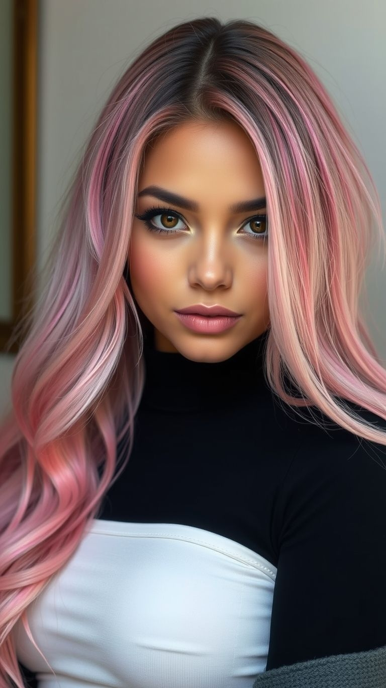 Soft, radiant, and oh-so-chic! Strawberry blonde long hair is the ultimate color for effortless elegance with a playful twist.