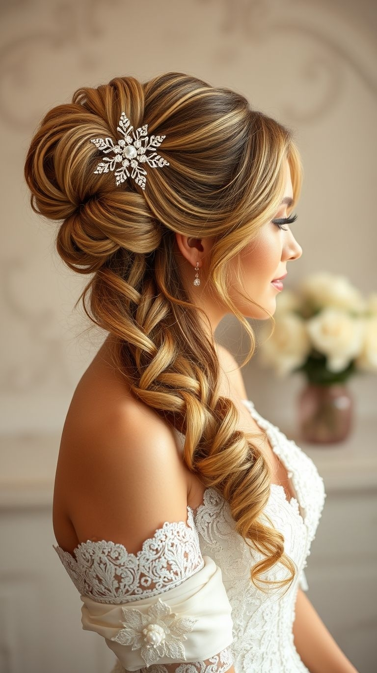 From simple sophistication to bold creativity, these wedding hairstyle inspirations cater to every bride’s style.